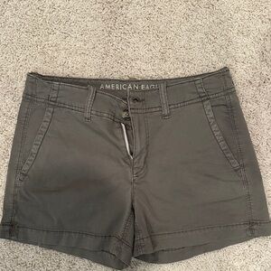 American Eagle Outfitters Women's Charcoal Cargo Shorts
